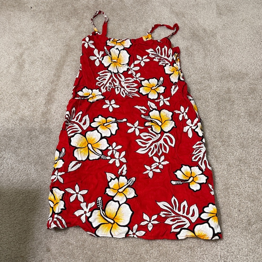 Red Floral Sundress